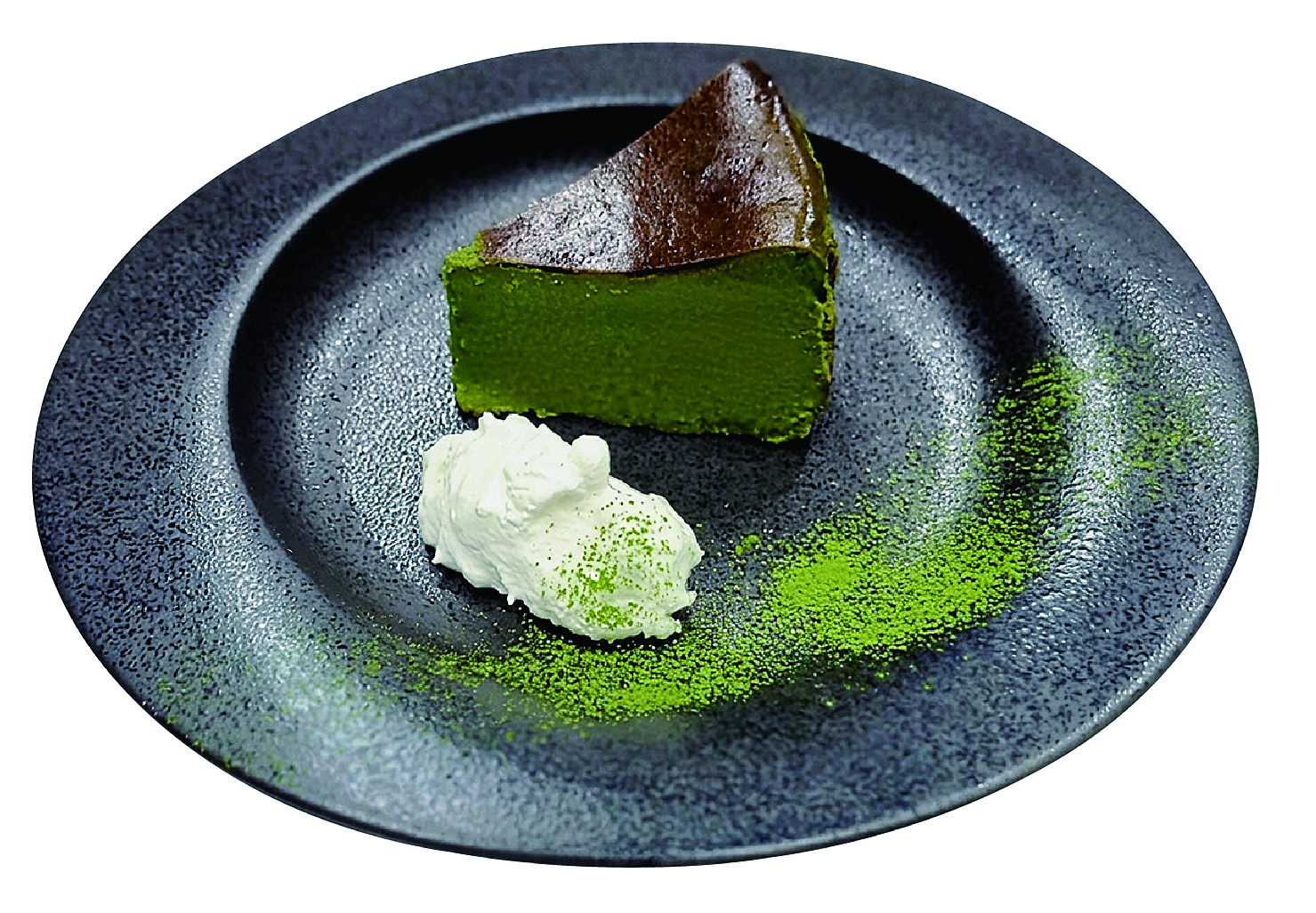 八女茶バスクチーズケーキ
