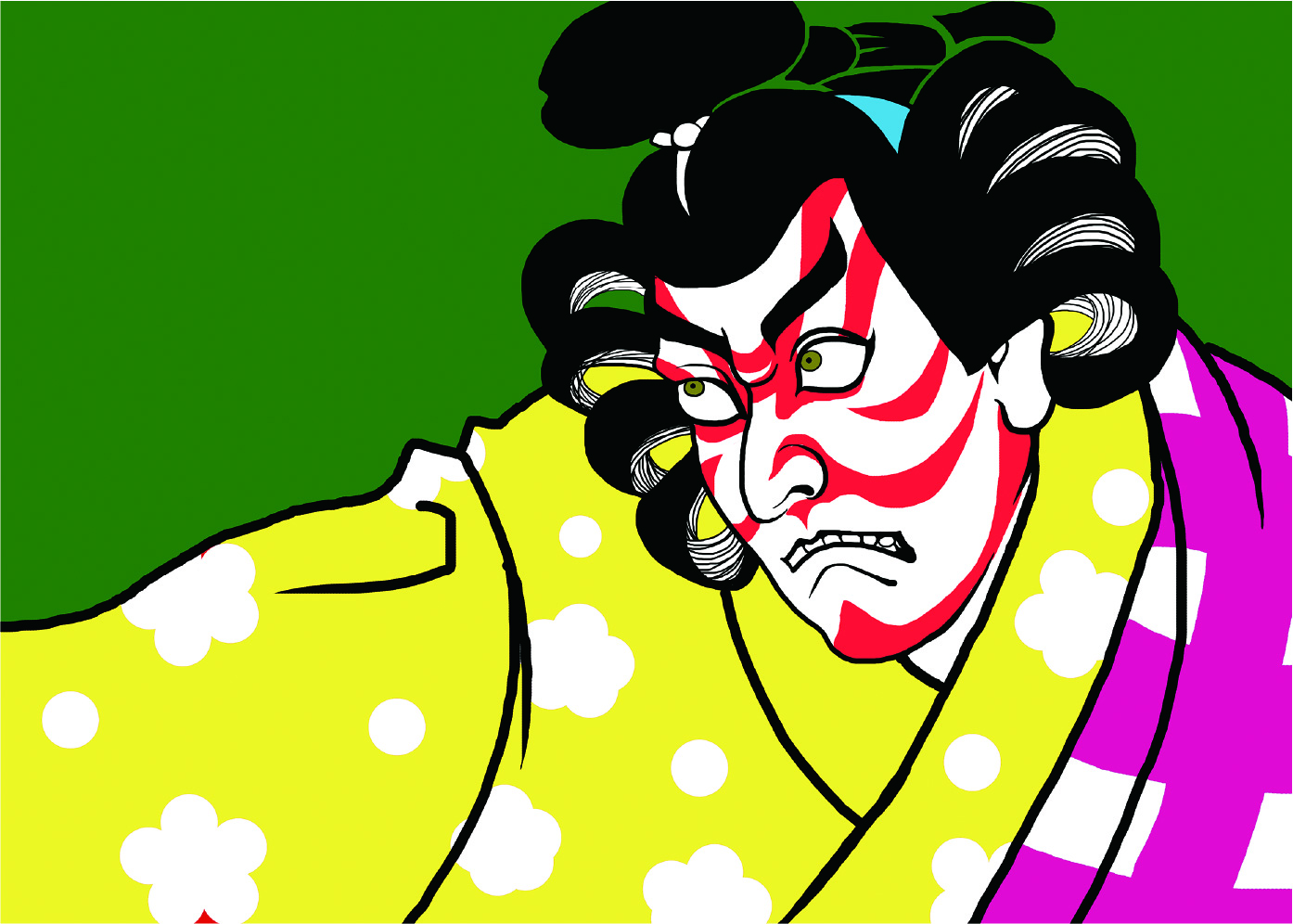 歌舞伎イラスト1