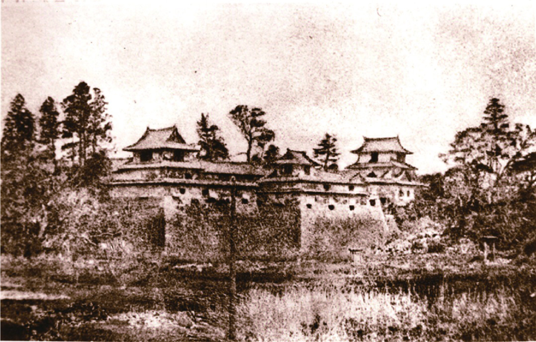 明治時代の久留米城
