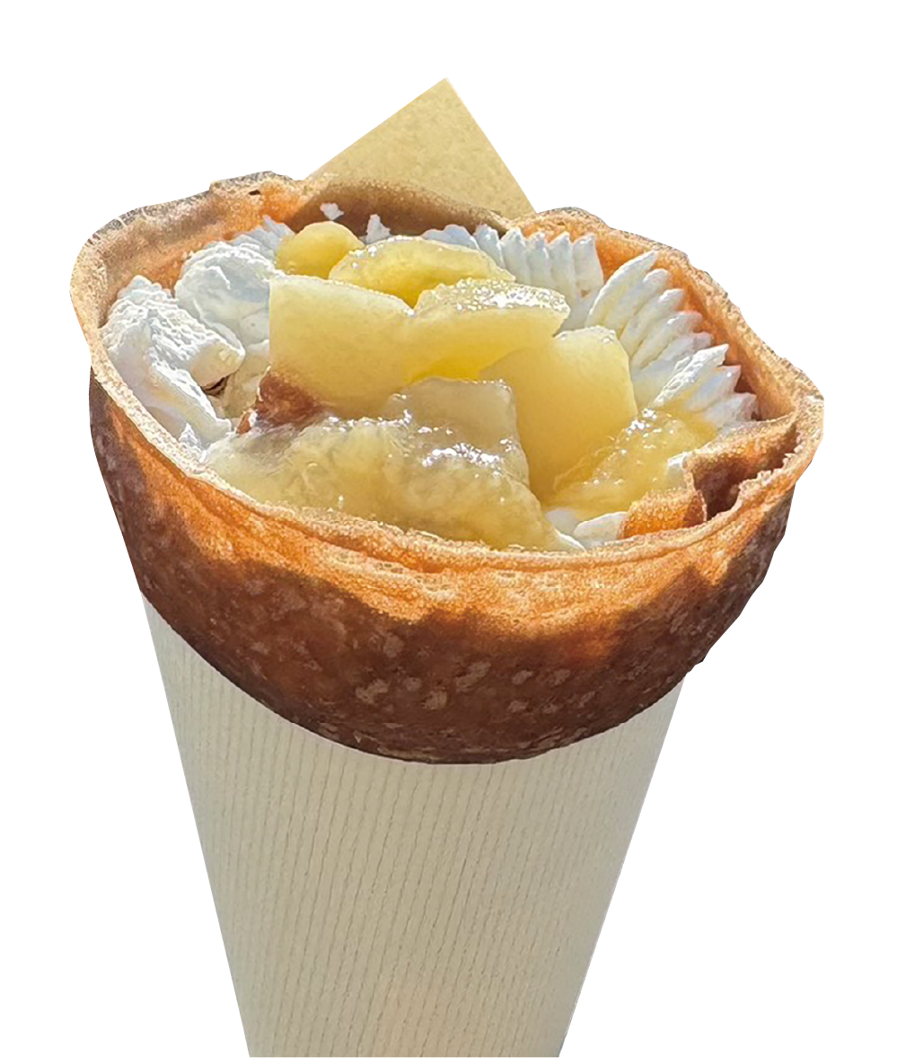 フルーツクレープ